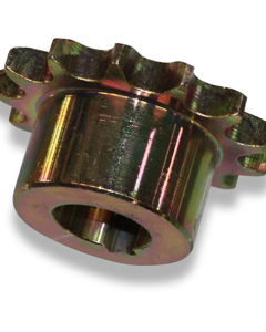 Chain wheel 3/8" Z25 w/bearing 6004ZZ cpl with bearing bolt